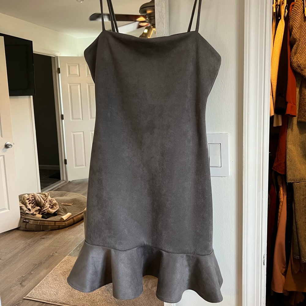 Susana Monaco brand new faux suede dress